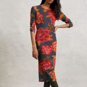 Farm Rio Estelle Maxi Dress ANTHROPOLOGIE XL